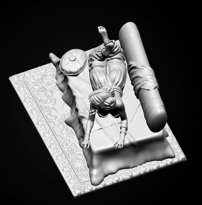 Odalisque - Figurine en résine 75 mm à monter et à peindre