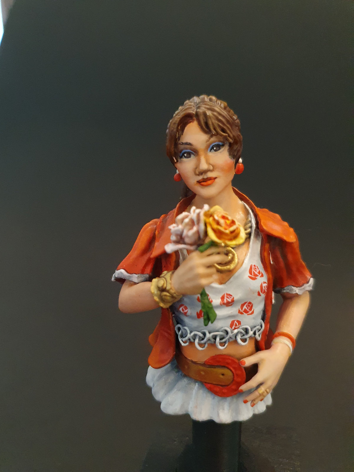 Meine Rosen - Büste aus Resin im Maßstab 1:10 zum Zusammenbauen und Bemalen