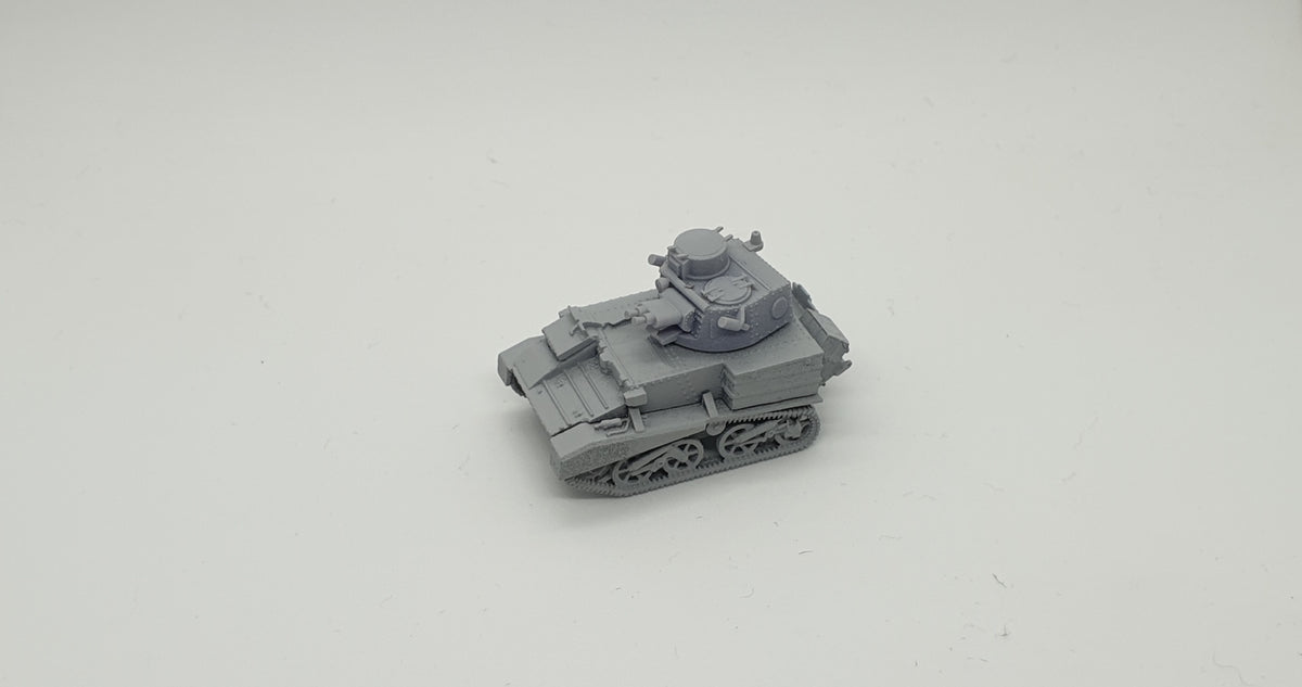 Light Tank Vickers Mark VI 1:100 - Resin-Bausatz für 15-mm-Wargaming (2 Stück)
