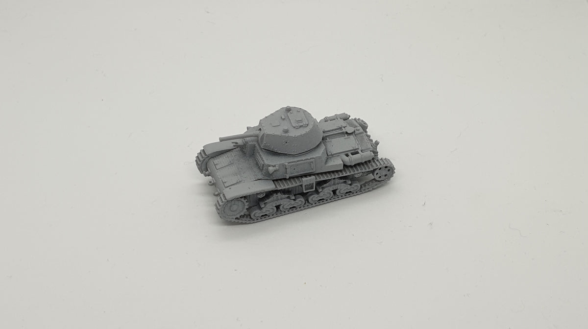 Fiat-Ansaldo M13/40 1:100 - Italienischer Resin-Bausatz für 15-mm-Wargaming (2 Stück)