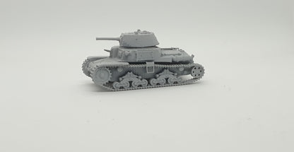 Fiat-Ansaldo M13/40 1:100 - Italienischer Resin-Bausatz für 15-mm-Wargaming (2 Stück)