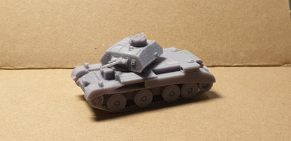 Cruiser Tank Mark IV A13 1:100 - 15-mm-Wargaming-Bausatz aus Resin (2 Stück)