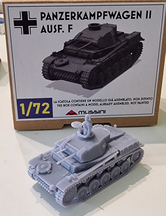 Panzerkampfwagen II Ausf. F 1:72 - Resin-Bausatz aus dem 3D-Drucker