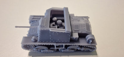 Semovente L40 da 47/32 1:72 - Italienischer Resin-Bausatz aus dem 3D-Drucker
