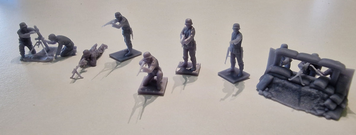 Infanterie Deutsches Afrika Korps 1:72 - Figurenset aus Resin im 3D-Druck