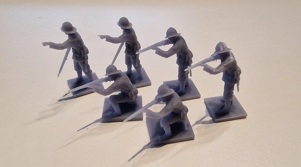 Regio Esercito Italian Infantry, Africa 1940 - 1/72 resin figure set