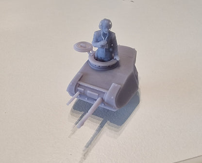 Panzerkampfwagen II Ausf. F - 1/72 scale resin model kit, 3D printed