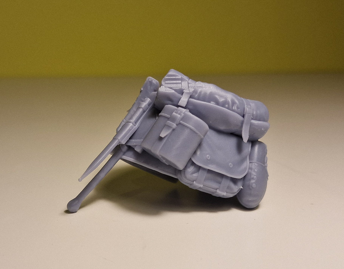 Kradschütze Wehrmacht 1944-45 - Büste aus Resin im Maßstab 1:10 zum Bemalen