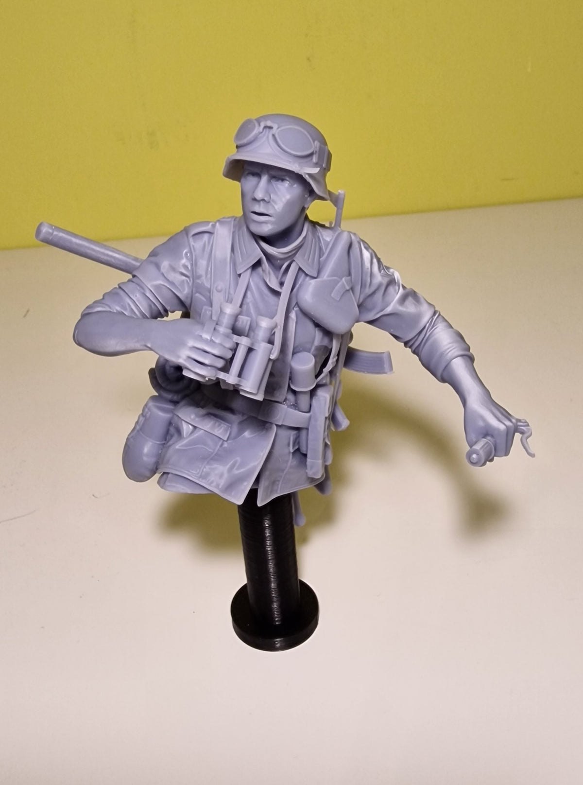 Kradschütze Wehrmacht 1944-45 - Büste aus Resin im Maßstab 1:10 zum Bemalen