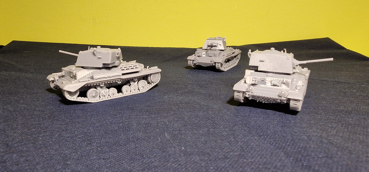 Cruiser Tank Mark II A10 1:72 - Britischer Resin-Bausatz aus dem 3D-Drucker