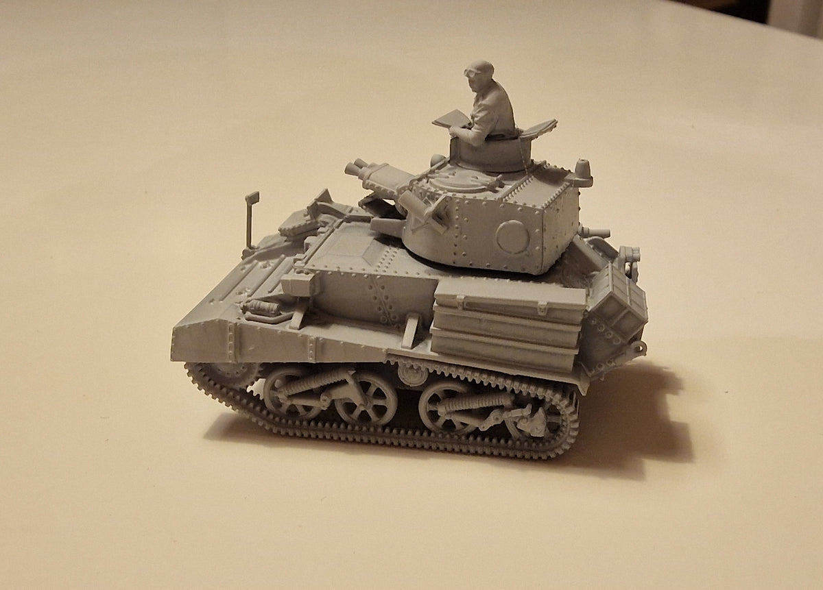 Light Tank Mark VI - 1/72 scale resin model kit, 3D printed