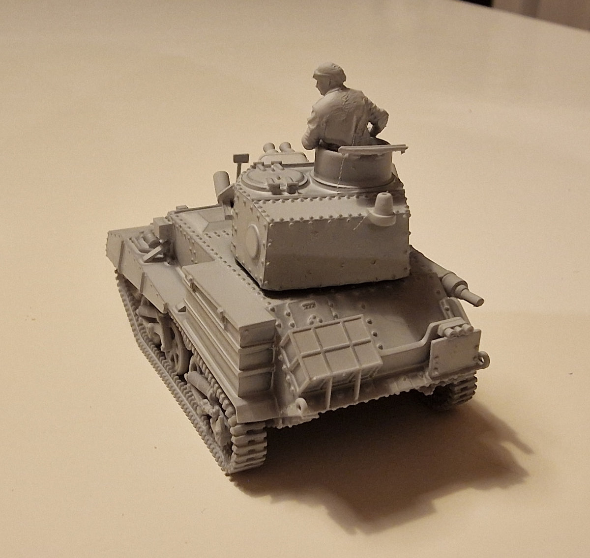 Light Tank Mark VI - 1/72 scale resin model kit, 3D printed