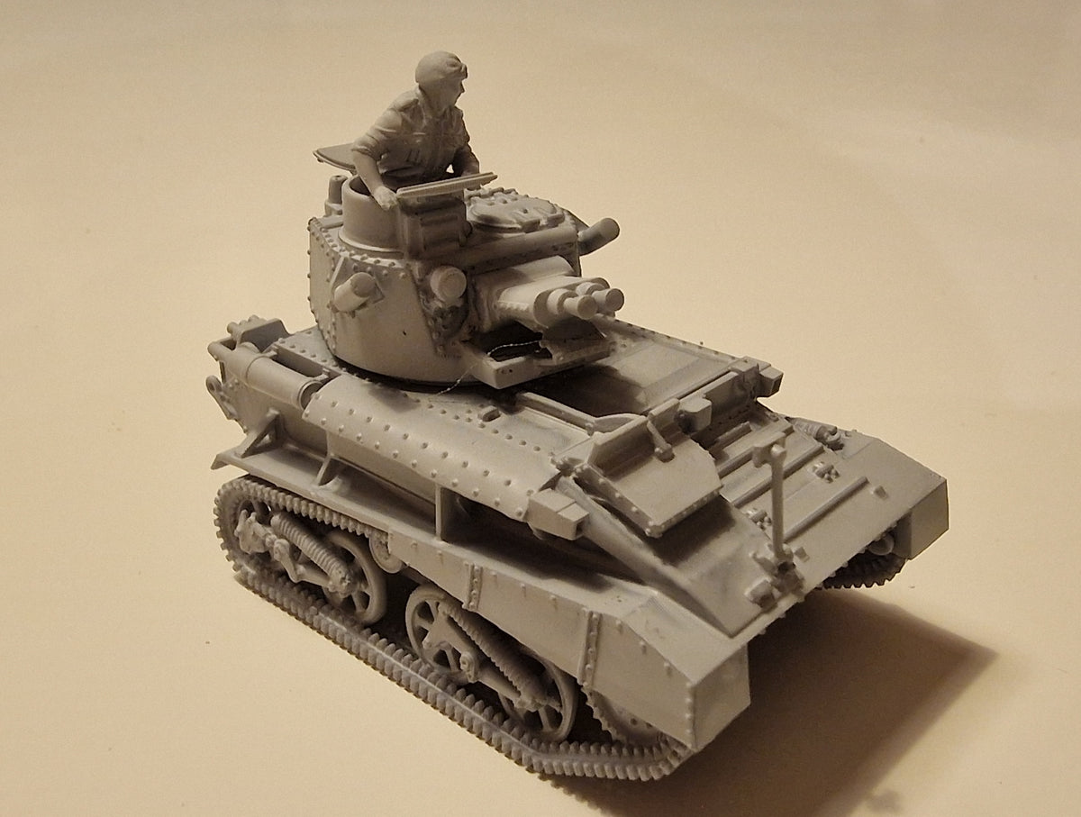 Light Tank Mark VI - 1/72 scale resin model kit, 3D printed