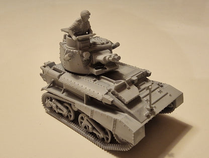 Light Tank Mark VI - 1/72 scale resin model kit, 3D printed
