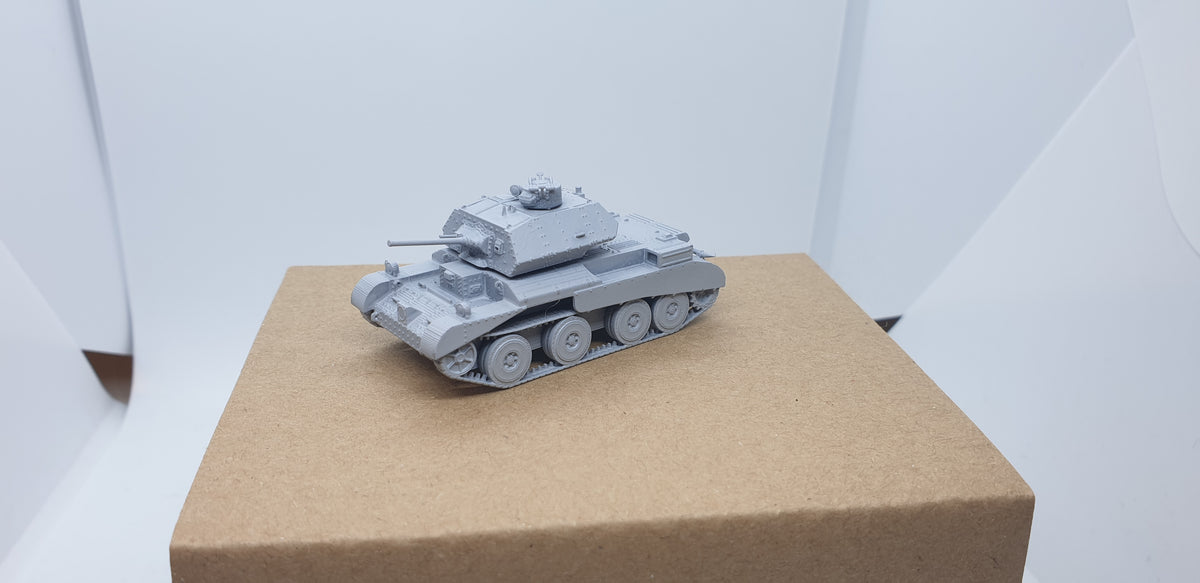 Cruiser Tank Mark IV A13 1:100 - 15-mm-Wargaming-Bausatz aus Resin (2 Stück)