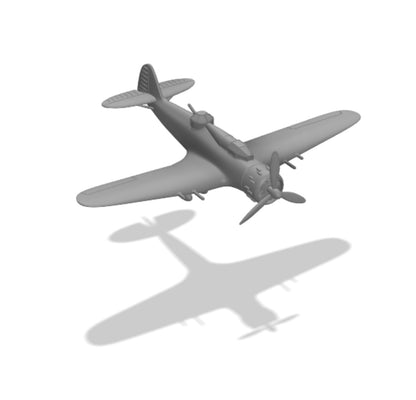 Breda Ba.65 und Ba.65bis Nibbio 1:200 - Resin-Flugzeugbausatz (2 Stück)