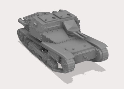 Carro Veloce L3/35 1:100 - Italienischer 15-mm-Wargaming-Bausatz aus Resin (4 Stück)