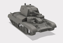 Carica l&#39;immagine nel visualizzatore di Gallery, Cruiser tank Mark I A9 - scala 1/100 - 2 items

