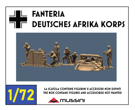 Infanterie Deutsches Afrika Korps 1:72 - Figurenset aus Resin im 3D-Druck