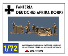 Carica l&#39;immagine nel visualizzatore di Gallery, Fanteria Deutsches Afrika Korps - scala 1/72
