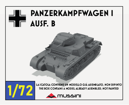 Panzerkampfwagen I Ausf. B 1:72 - Resin-Bausatz aus dem 3D-Drucker