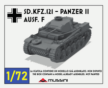 Load image into Gallery viewer, Panzerkampfwagen II Ausf. F - scala 1/72 - 1 item
