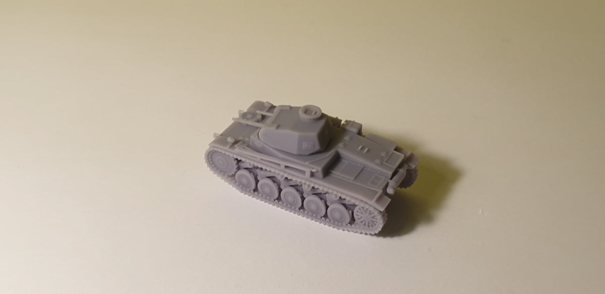 Panzerkampfwagen II Ausf. C 1/100 - Kit wargame 15 mm en résine (2 pièces)
