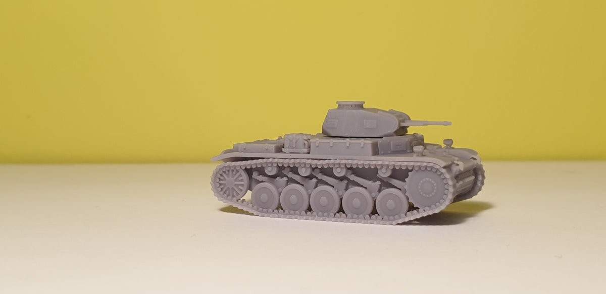 Panzerkampfwagen II Ausf. C 1/100 - Kit wargame 15 mm en résine (2 pièces)