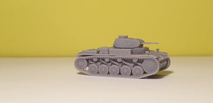 Panzerkampfwagen II Ausf. C 1/100 - Kit wargame 15 mm en résine (2 pièces)