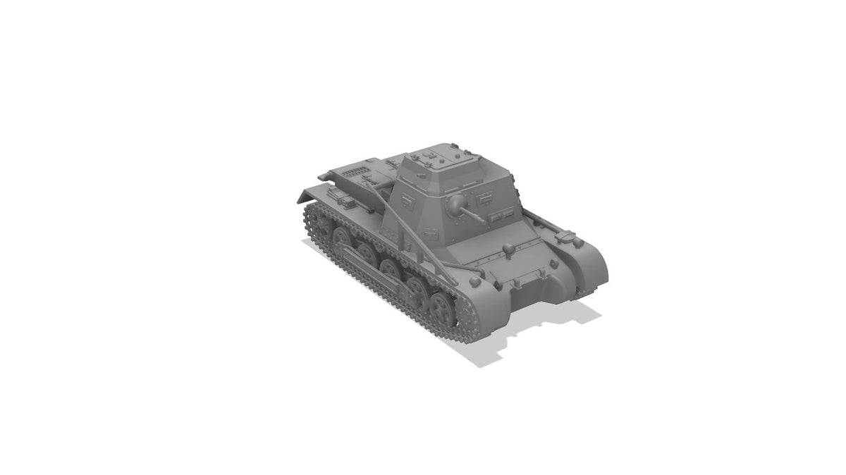 kleiner Panzerbefehlswagen 1/100 - Kit wargame 15 mm en résine (2 pièces)