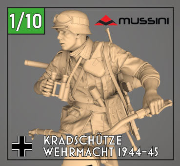 Kradschütze Wehrmacht 1944-45 - Büste aus Resin im Maßstab 1:10 zum Bemalen